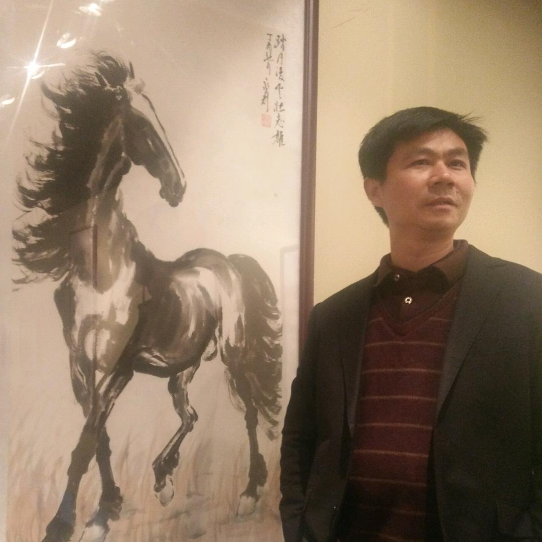 饶永辉画马