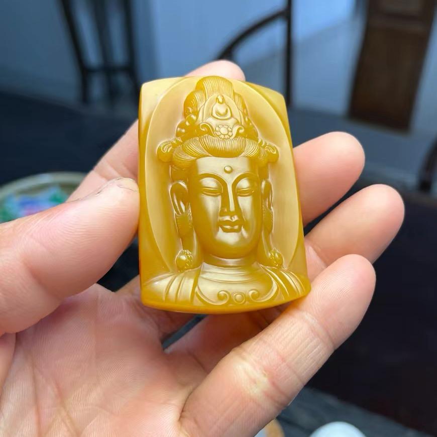 陈锦玉雕艺术黄蜡石
