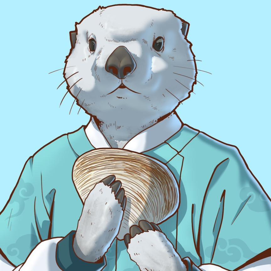 獭(tǎ)子的獭是海獭的獭