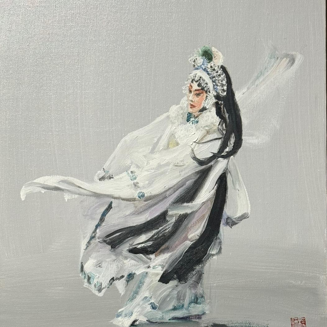 行走的田田