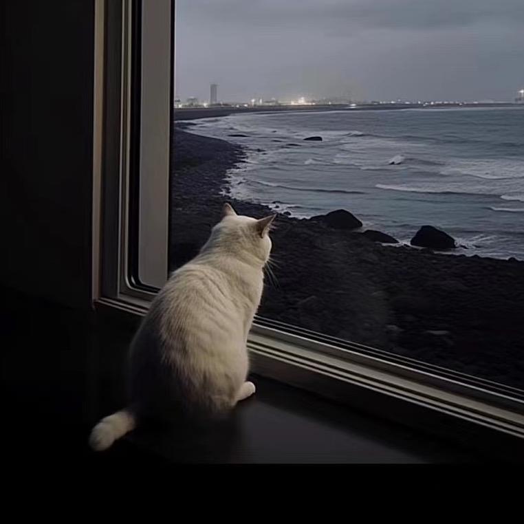 树荫下的猫