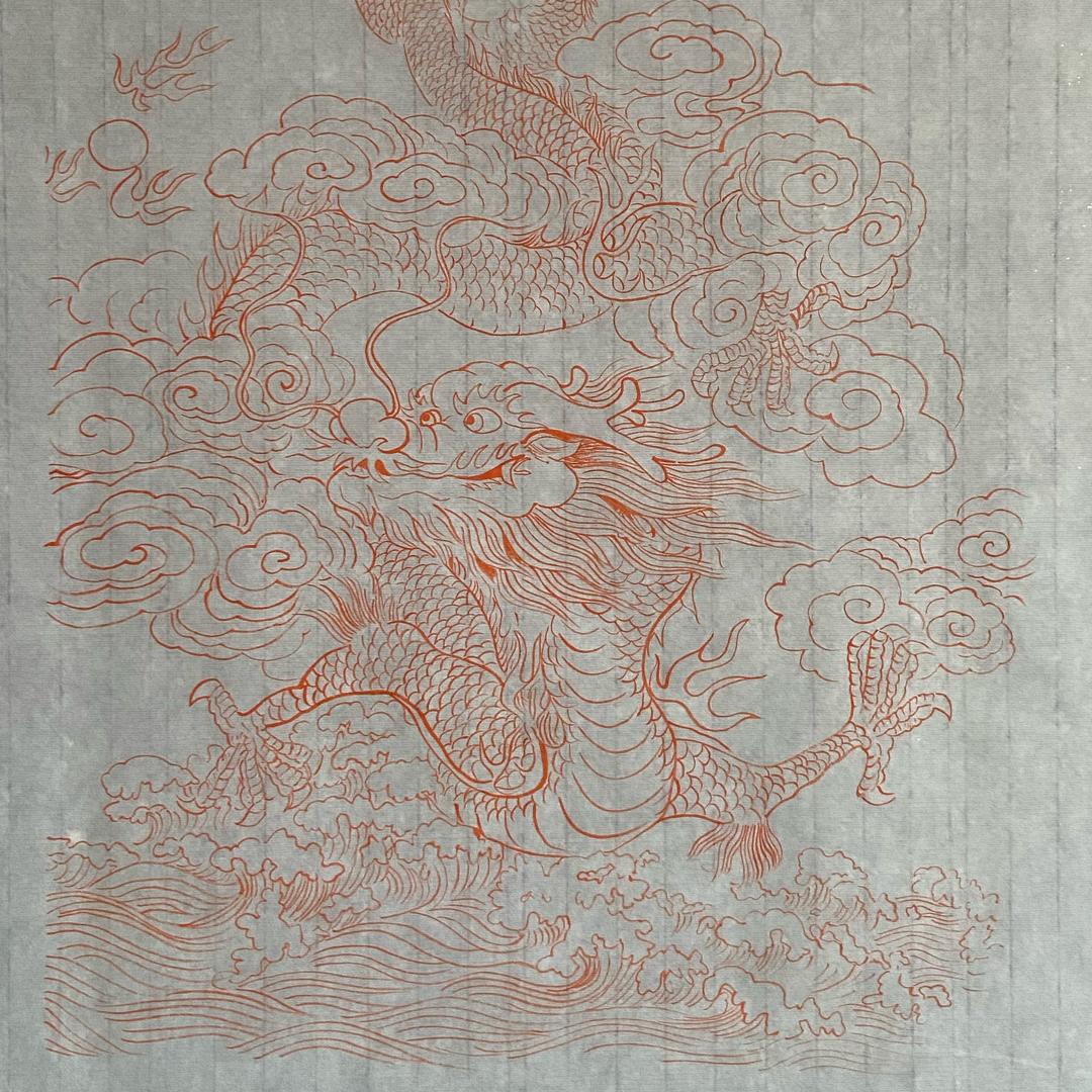 白描桃子呀