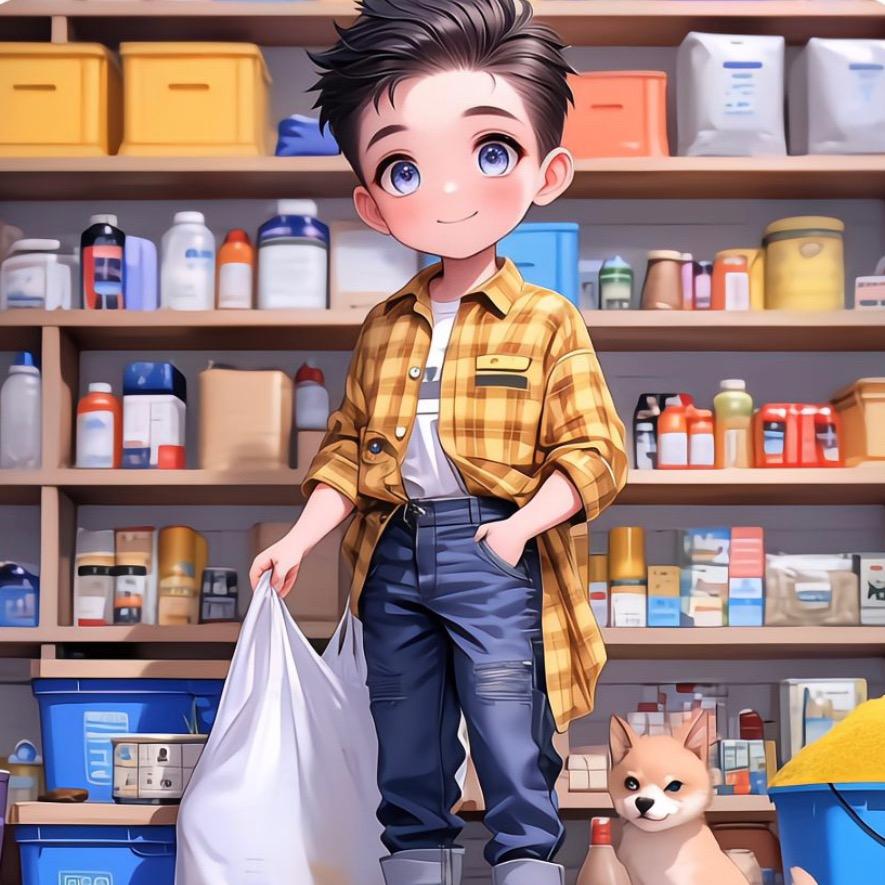 利民农资《商品在橱窗》