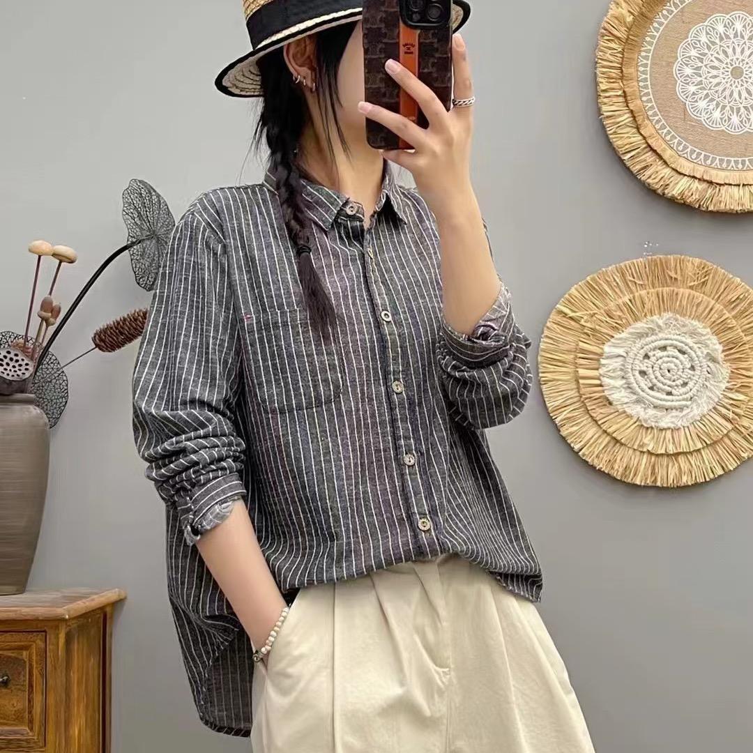 小个子棉麻穿搭