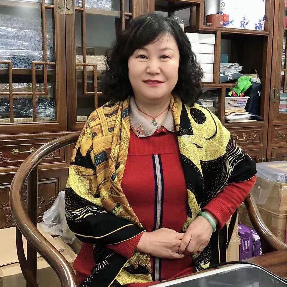 周村大红福丝绸