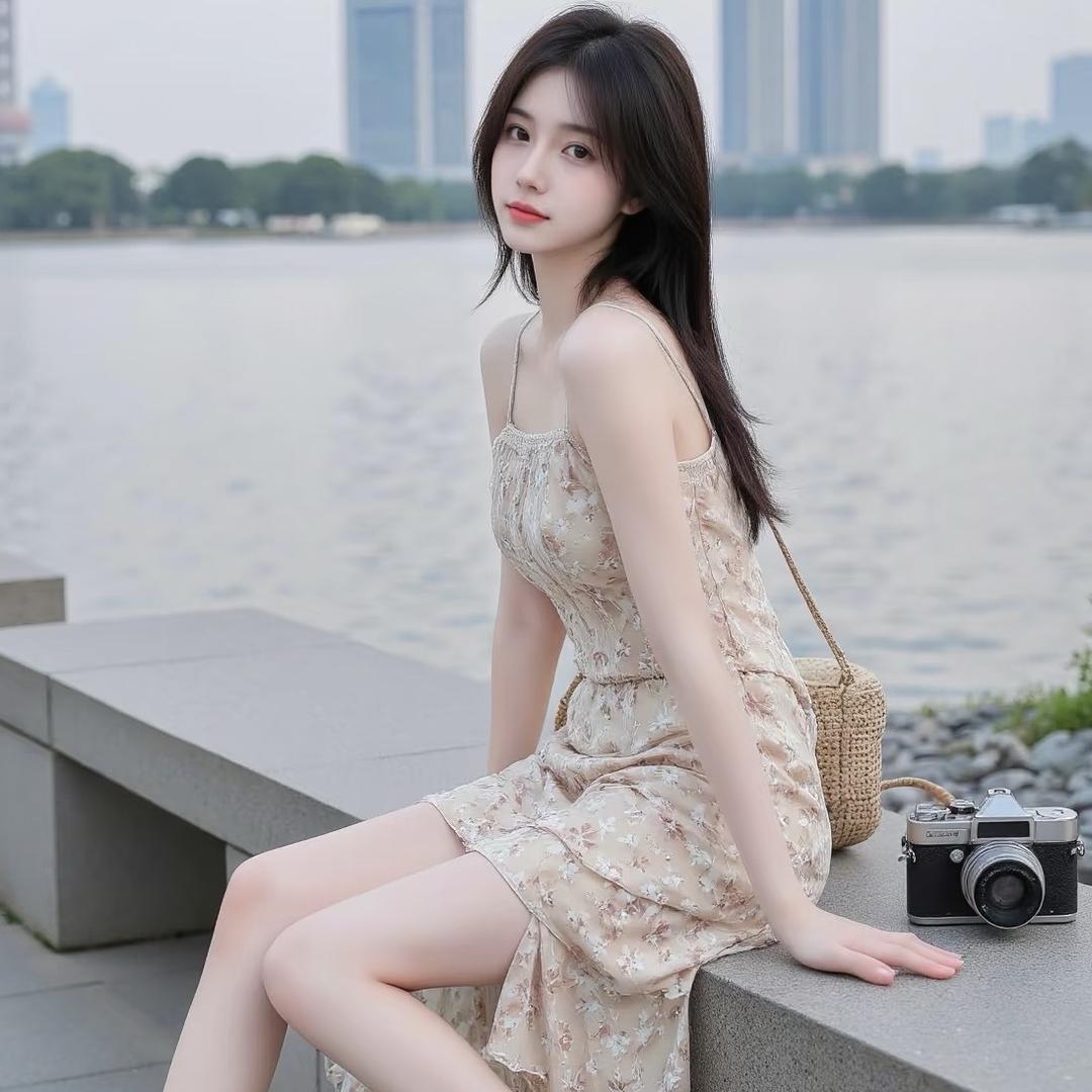 小婧拍车