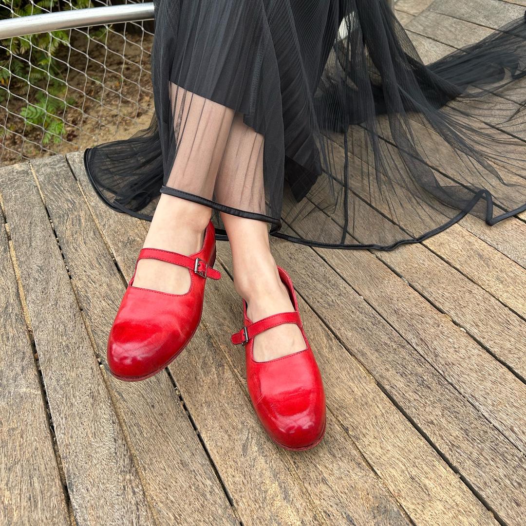 弘达设计师手工女鞋