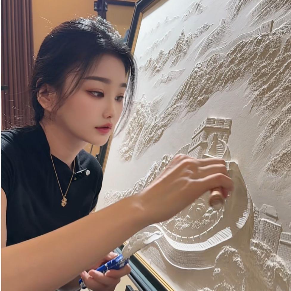 浮雕装饰挂画