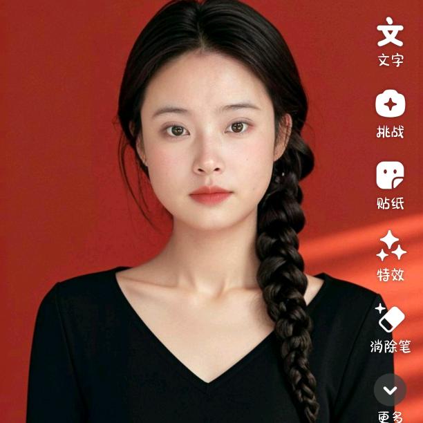 «卖猪肉的小姐姐»