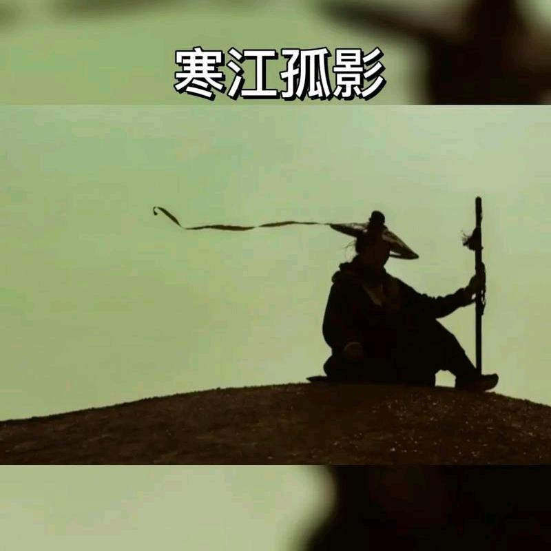 寒江孤影，江湖故人，相逢何必曾相识！