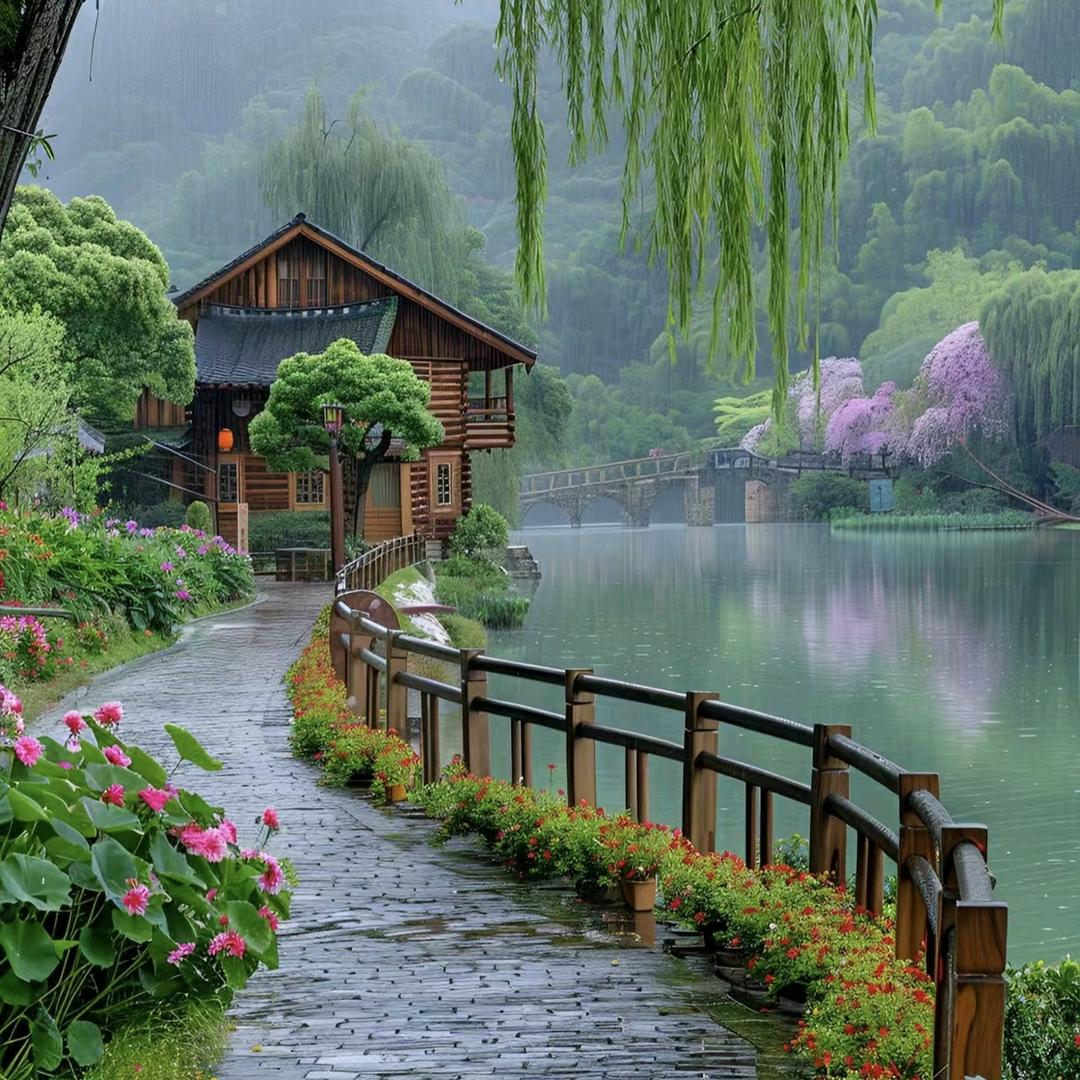 江南烟雨