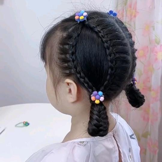 小玉儿童编发