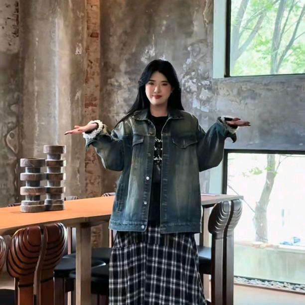 绿蛋高个子大码女装