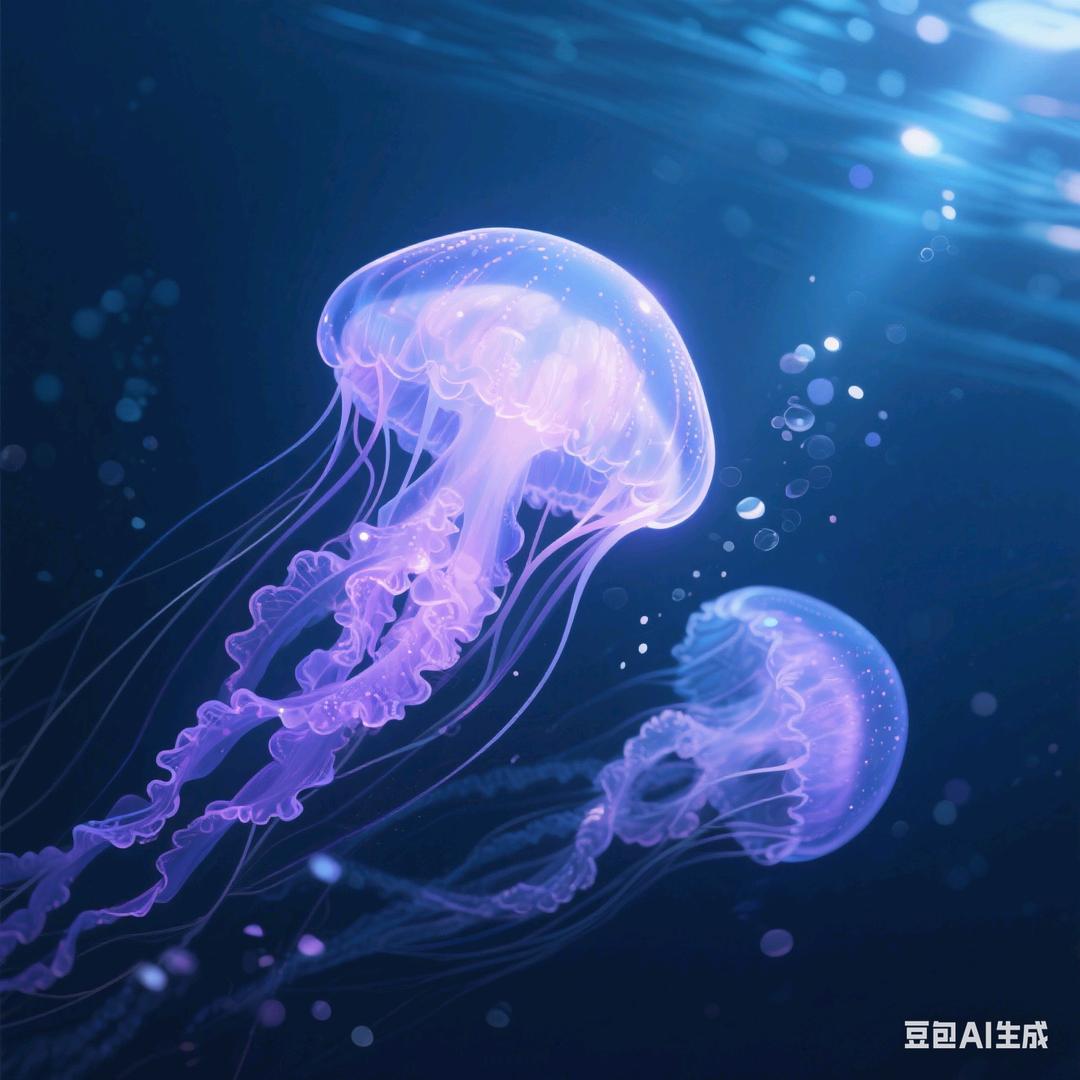水母-触手抚过涟漪