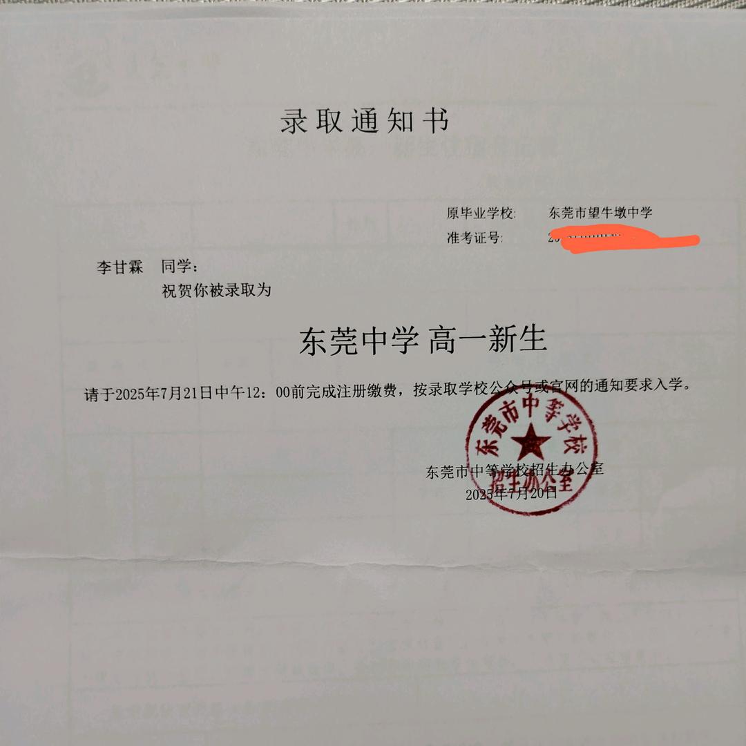 霖爸育儿（大娃上岸东莞中学）
