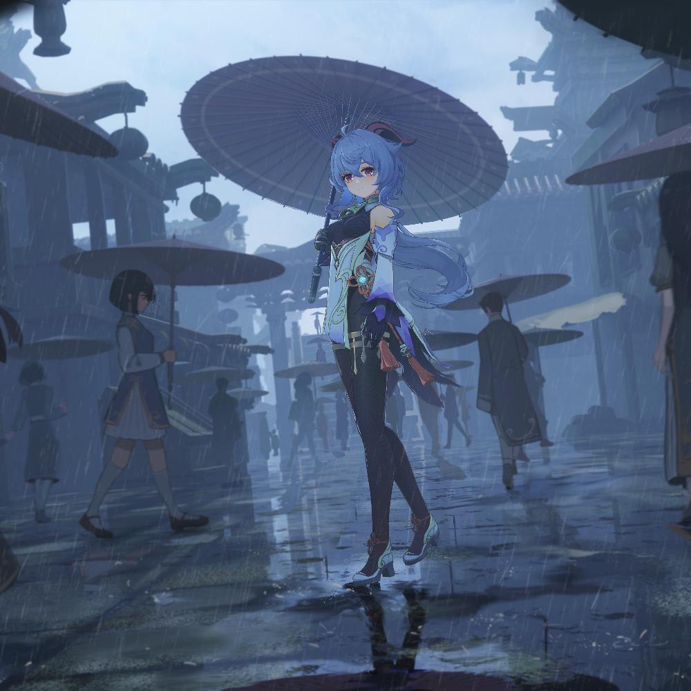 甘雨雨椰羊羊