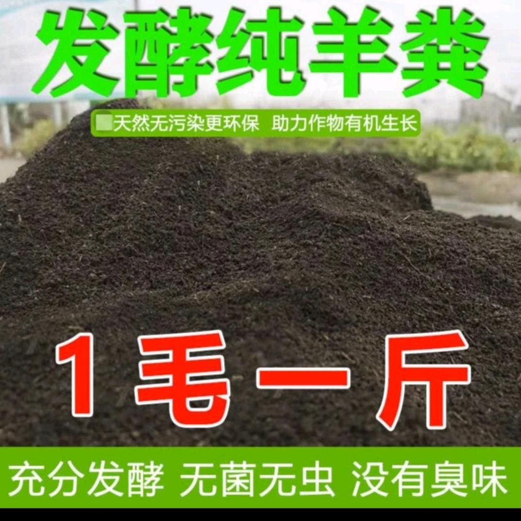发酵纯羊粪源头工厂