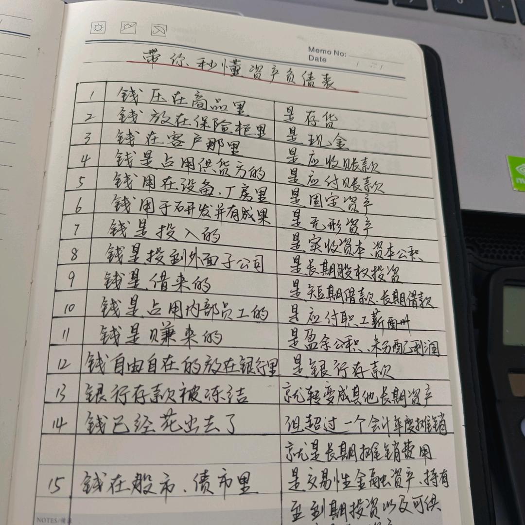 爱练字的会计