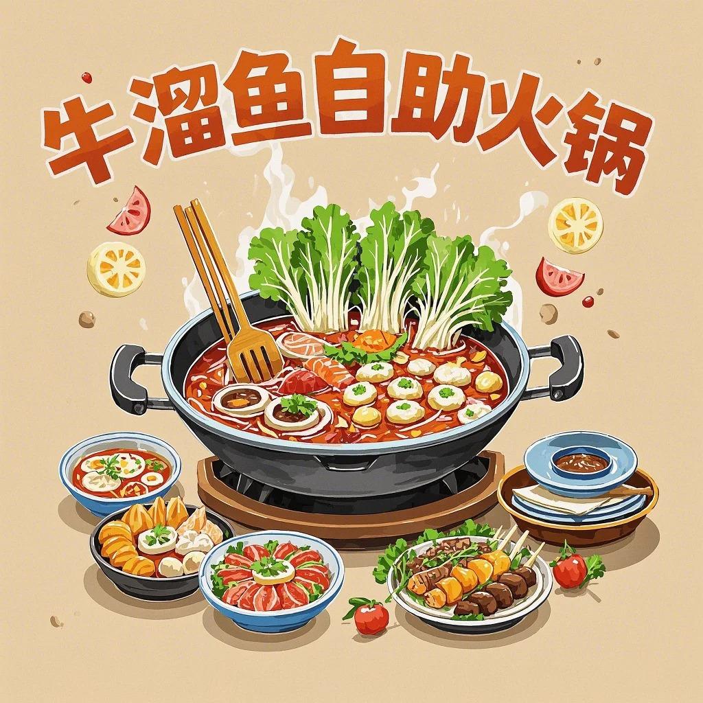 牛溜鱼自助火锅